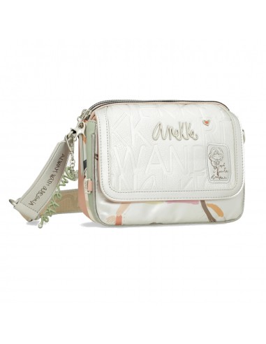 Bolsa Crossbody com Aba Anekke Alma,...