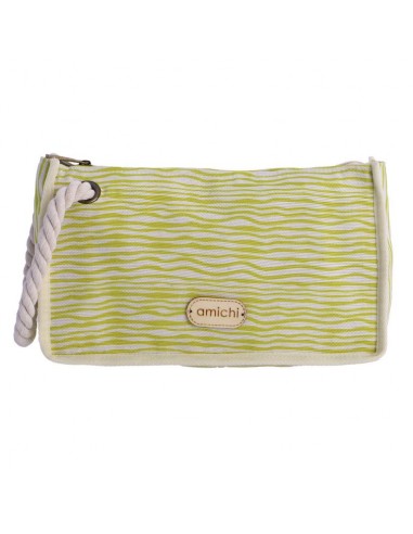 Cartera de Mano Playera Amichi, Lona,...