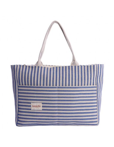 Bolso de Playa Amichi, Rafia, Rayas,...