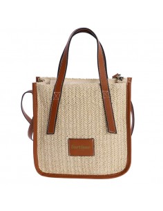 Mini Bolso de Rafia Lea...