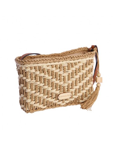 Bandolera de Rafia Amichi, Natural