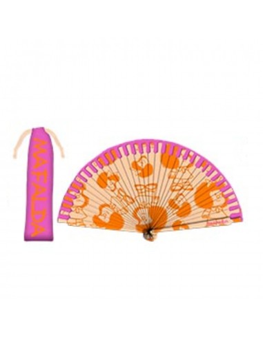 Abanico Mafalda Muñeca, Fucsia