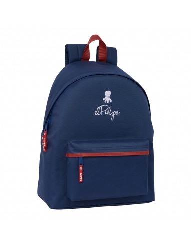 Mochila Escolar Básic El Pulpo, Azul