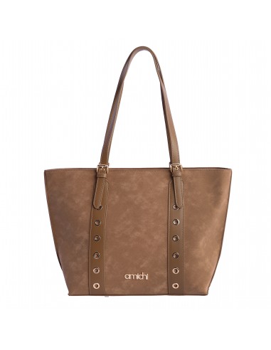 Shopper de Hombro Amichi, Ollaos, Taupe