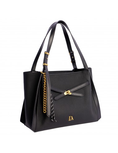 Bolso Shopper Don Algodón Llusia, Negro
