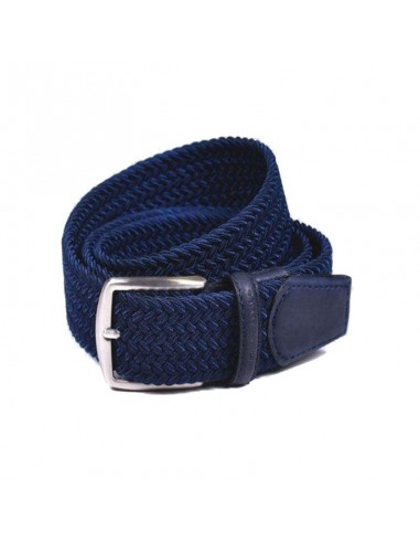 Cinto Homem Sport Trançado Azul Marinho