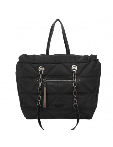 Shopper Doble Asa Binnari Dahlia, Negro