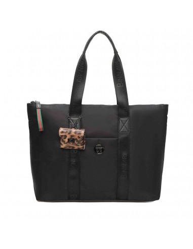 Shopper de Hombro Binnari Fini, Negro