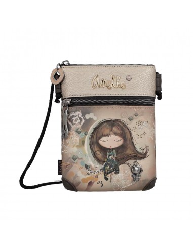 Mini Bandolera Anekke Real, Cordón, Beig