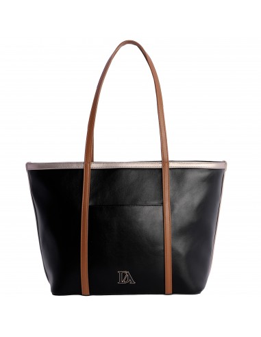 Bolso Shopper Don Algodón Luneta, Negro