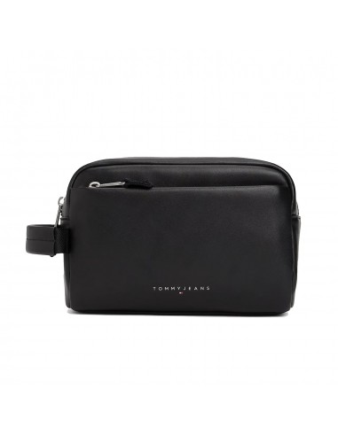 Neceser Tommy Hilfiger Linear, PU, Negro