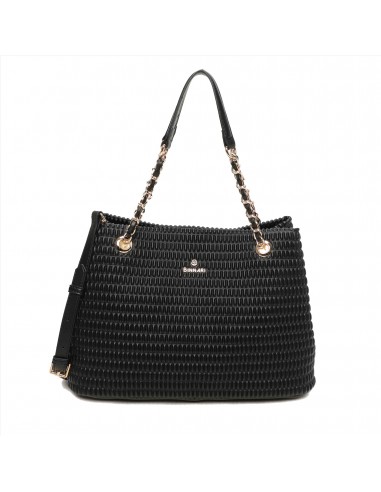 Shopper de Hombro Binnari Patti, Negro