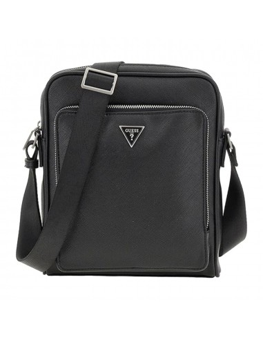 Bandolera Hombre Guess Milano, Negro