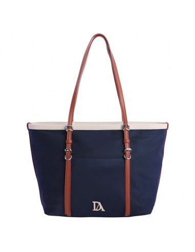 Bolso Shopper Don Algodón DA, Marino