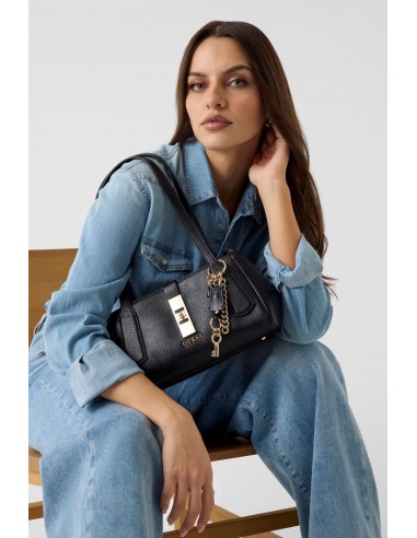 HWBG9897080 brooke satchel guess, NEGRO