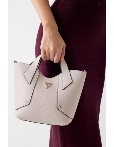 Mini Tote de Mano Guess Darcy, Piedra