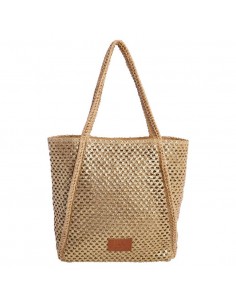 Bolso de Rafia Metal Don...