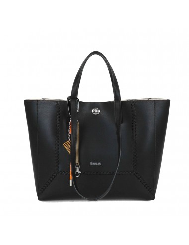 Tote Bolso de Mano Binnari Vega, Negro