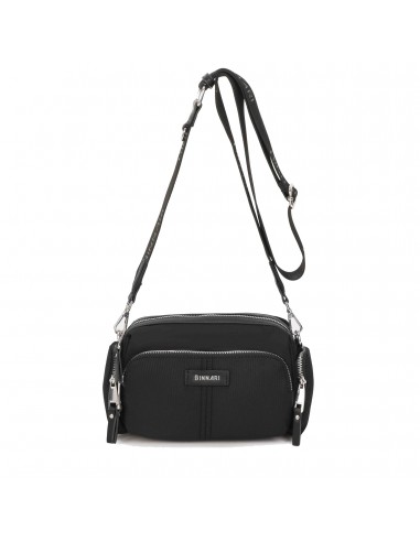 Bandolera Binnari Aura, Nylon, Negro