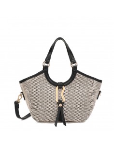 Bolso de Mano De Rafia...