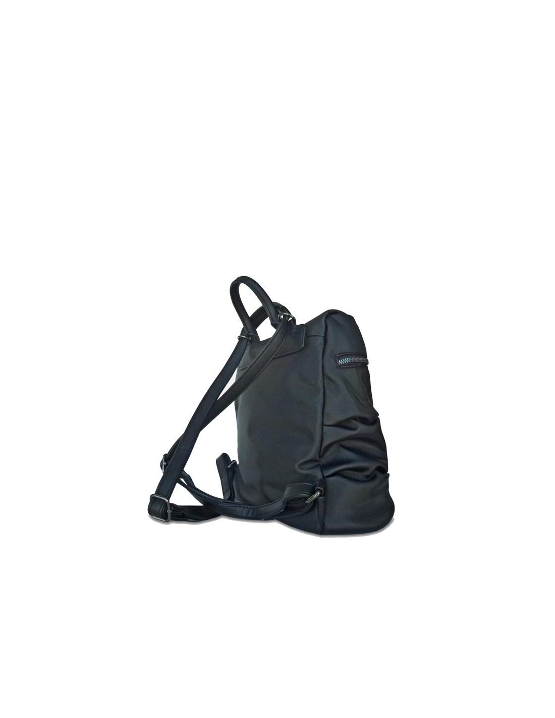 Bolso mochila negro mujer convertible