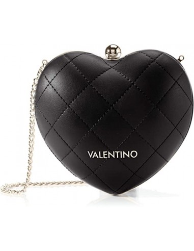 Bolsa Clutch Mini Tiracolo Coração Preto