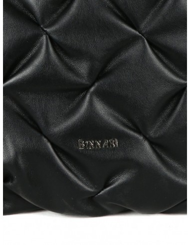 Bolso de Hombro Shopper Mujer Acolchado Segura Negro de Binnari