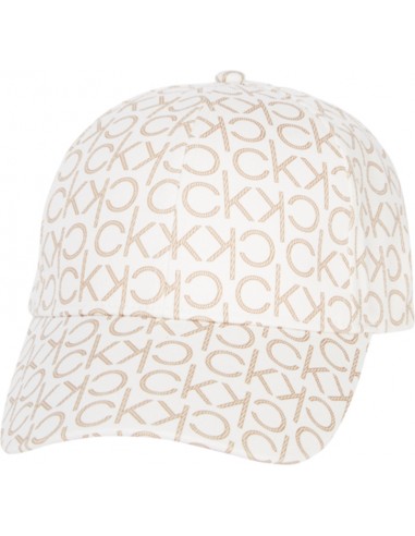 Chapéu Feminino Monograma CK Bege
