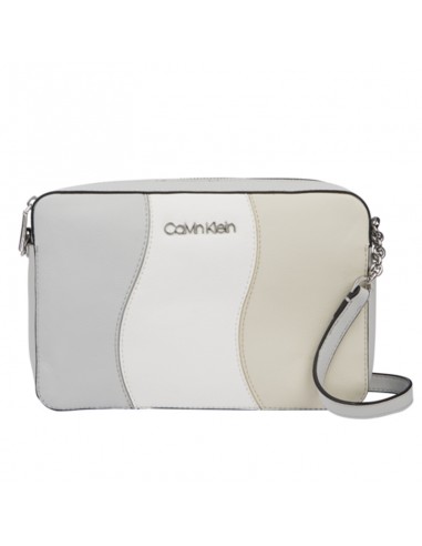 Bolsa Tiracolo Patchwork CK Beigde