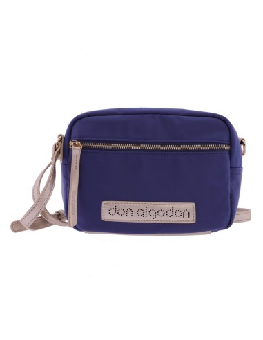 Bolso Bandolera Bolsillos Nylon DA Azul
