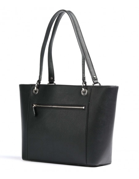 Bolso Guess Adam Shopper de Hombro, Pespunteado, Negro