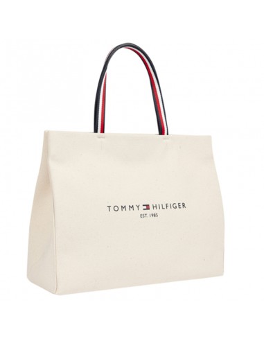 Saco Tote Lona Popy Stripe TH Bege