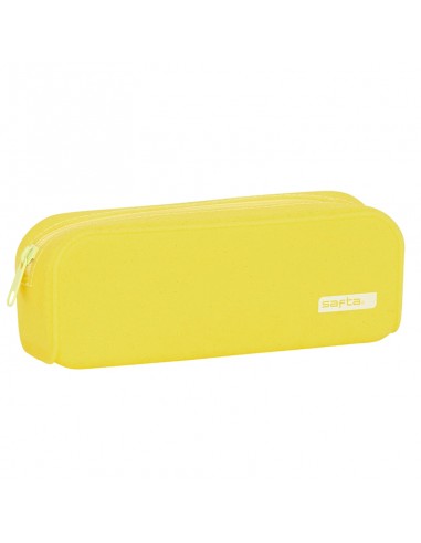Estojo Escolar em Silicone Safta Amarelo