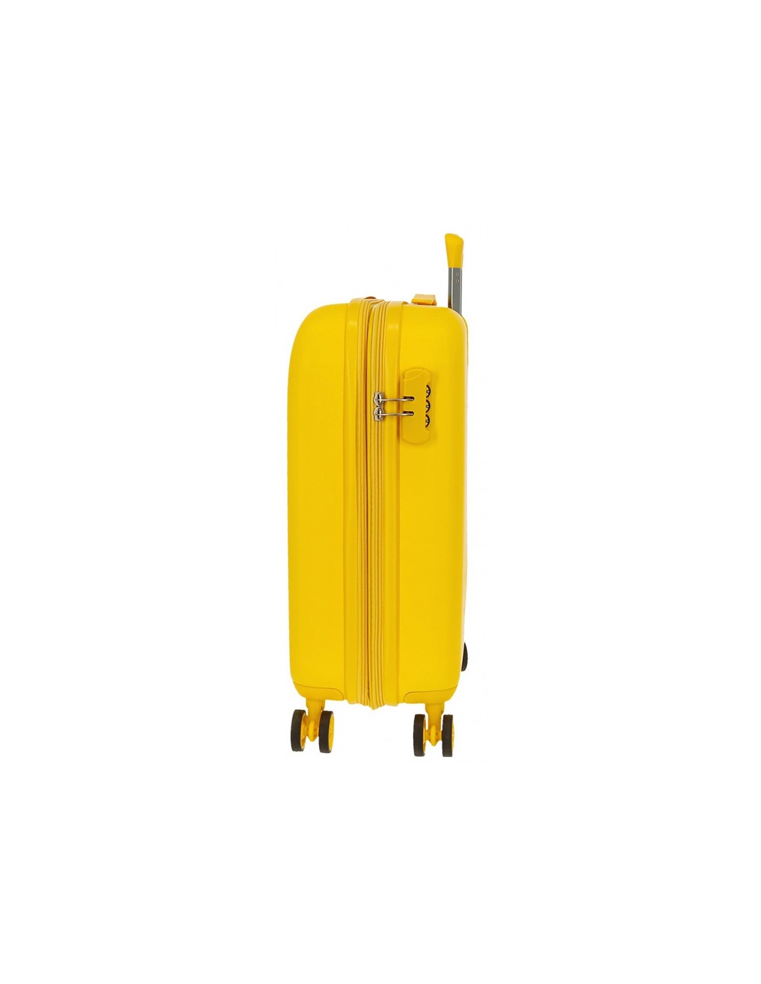 Maleta de Cabina Expandible Rígida 55cm 4R Riga Movom Amarilla