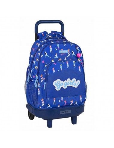 Mochila Escolar de Rodinhas Compacta...