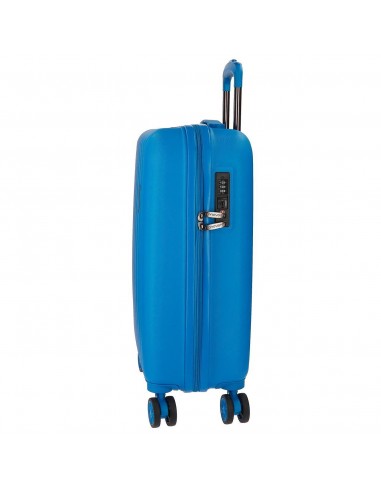 Maleta de Cabina Rígida 55 cm TSA 4R Wood Movom Azul