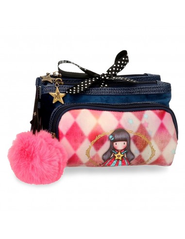 Necessaire Pequena Menina Dupla com...