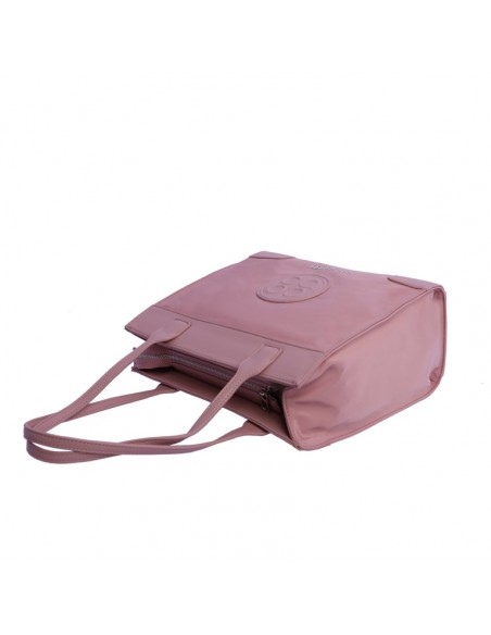Bolso de Hombro Don Algodón Shopper Doble Asa Nylon Rosa