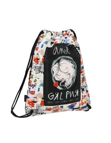 Mochila Saco Pregueado com Cordas...