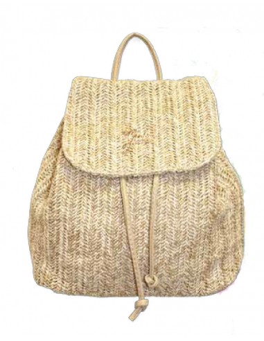 Mochila de Passeio com Aba em Ráfia...