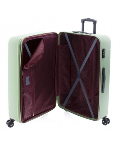 Maleta Grande Extensible Rígida TSA 75 cm 4R Mambo Gladiator Verde