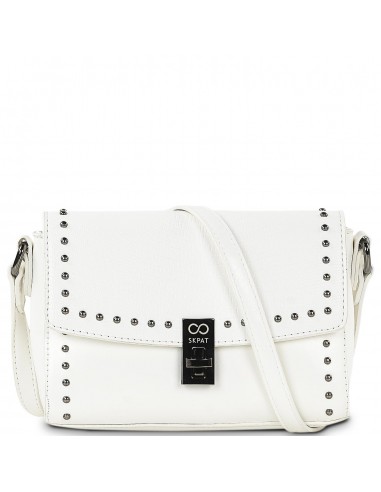 Bolso Bandolera Solapa Opal Skpat Blanco