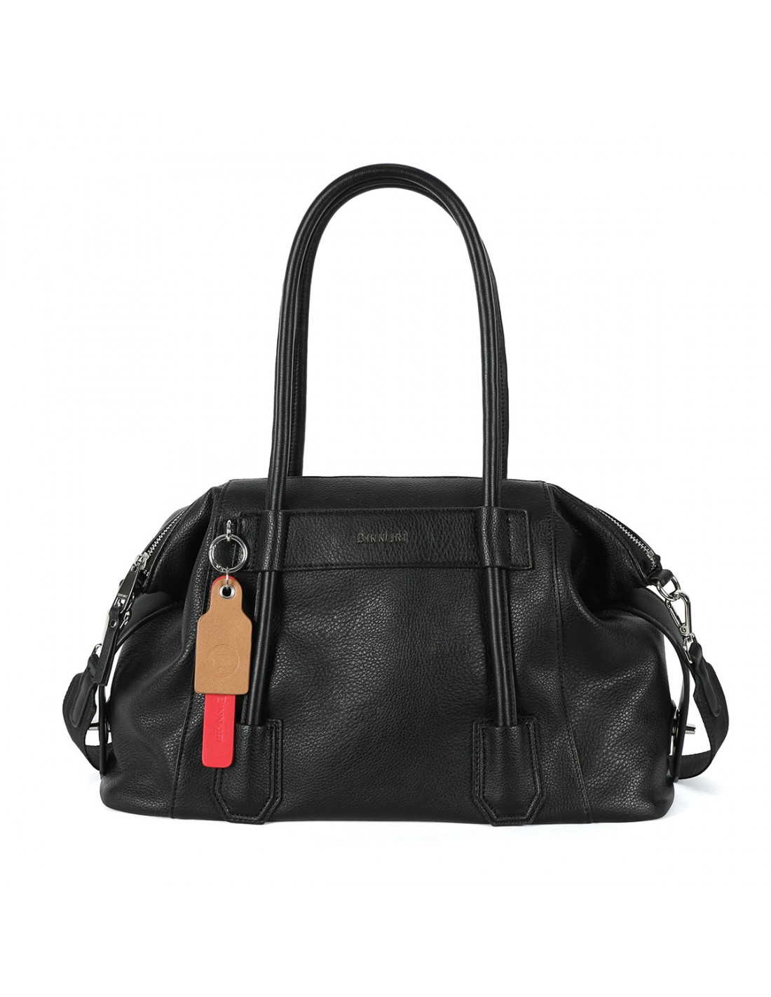 Bolso Binnari Aralu De Hombro Con Bandolera, Negro