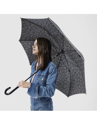 Paraguas Automático Largo, Kaos Icon Tous Nude-Negro