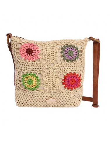 Bolsa Lateral Quadrada com Fecho...