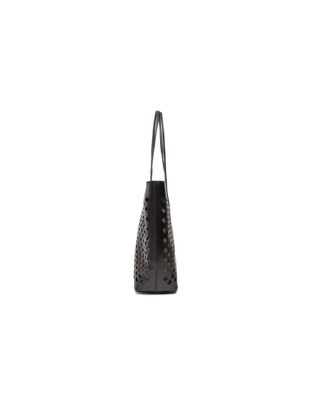 Bolso Guess Adam Shopper de Hombro, Pespunteado, Negro