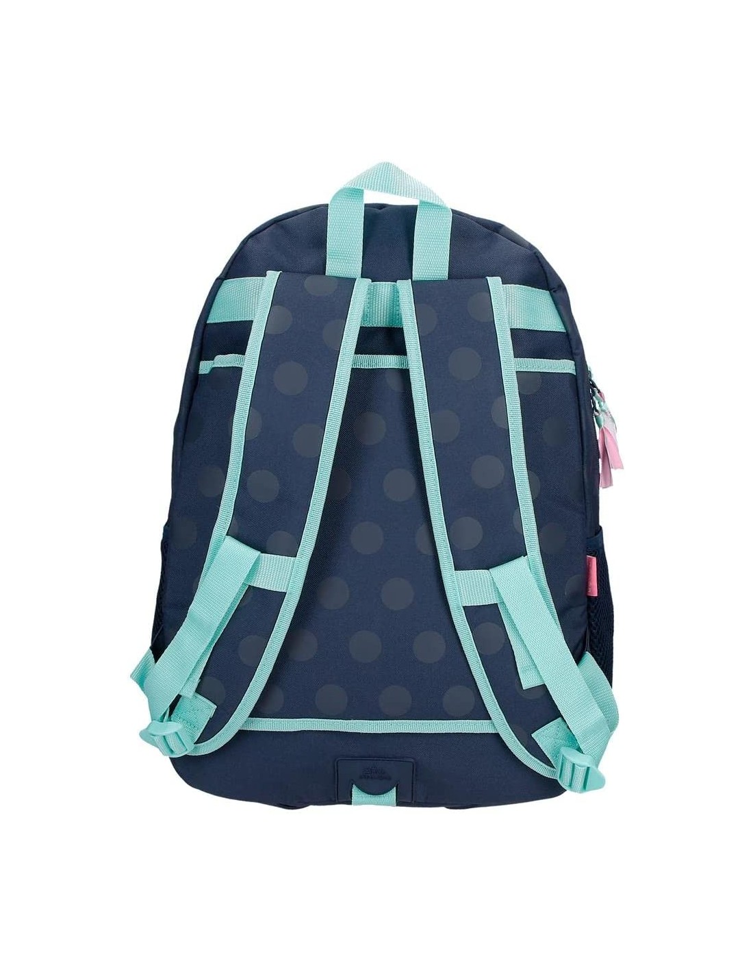 Mochila escolar Nina doble compartimento Movom Azul 44cm