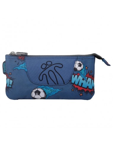 Estuche Escolar Tres compartimentos fútbol Totto