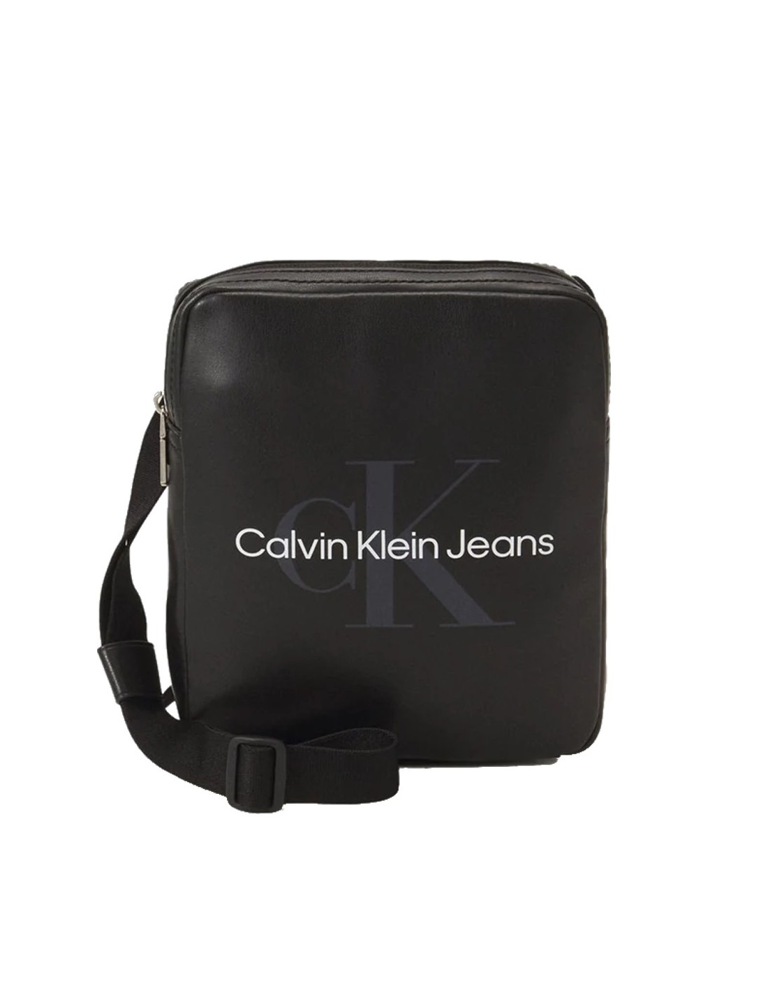 Bolsa bandolera infantil de lona con logo Calvin Klein