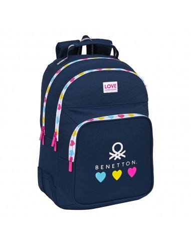 Mochila Escolar Benetton Love 42cm...